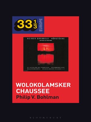 cover image of Heiner Müller and Heiner Goebbels's Wolokolamsker Chaussee